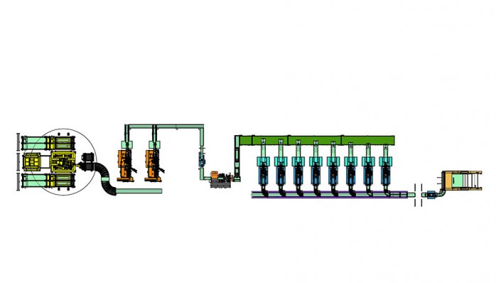 Noodle Equipment-Bundling Solid Bags production line