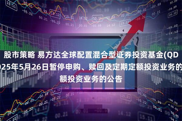 股市策略 易方达全球配置混合型证券投资基金(QDII)2025年5月26日暂停申购、赎回及定期定额投资业务的公告